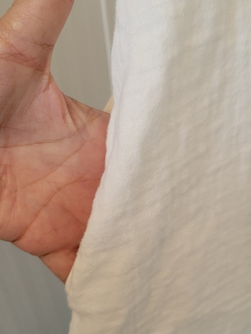 Old Navy White Cotton Gauze Cover Up Dress Tunic Size Large Pockets - Picture 7 of 9